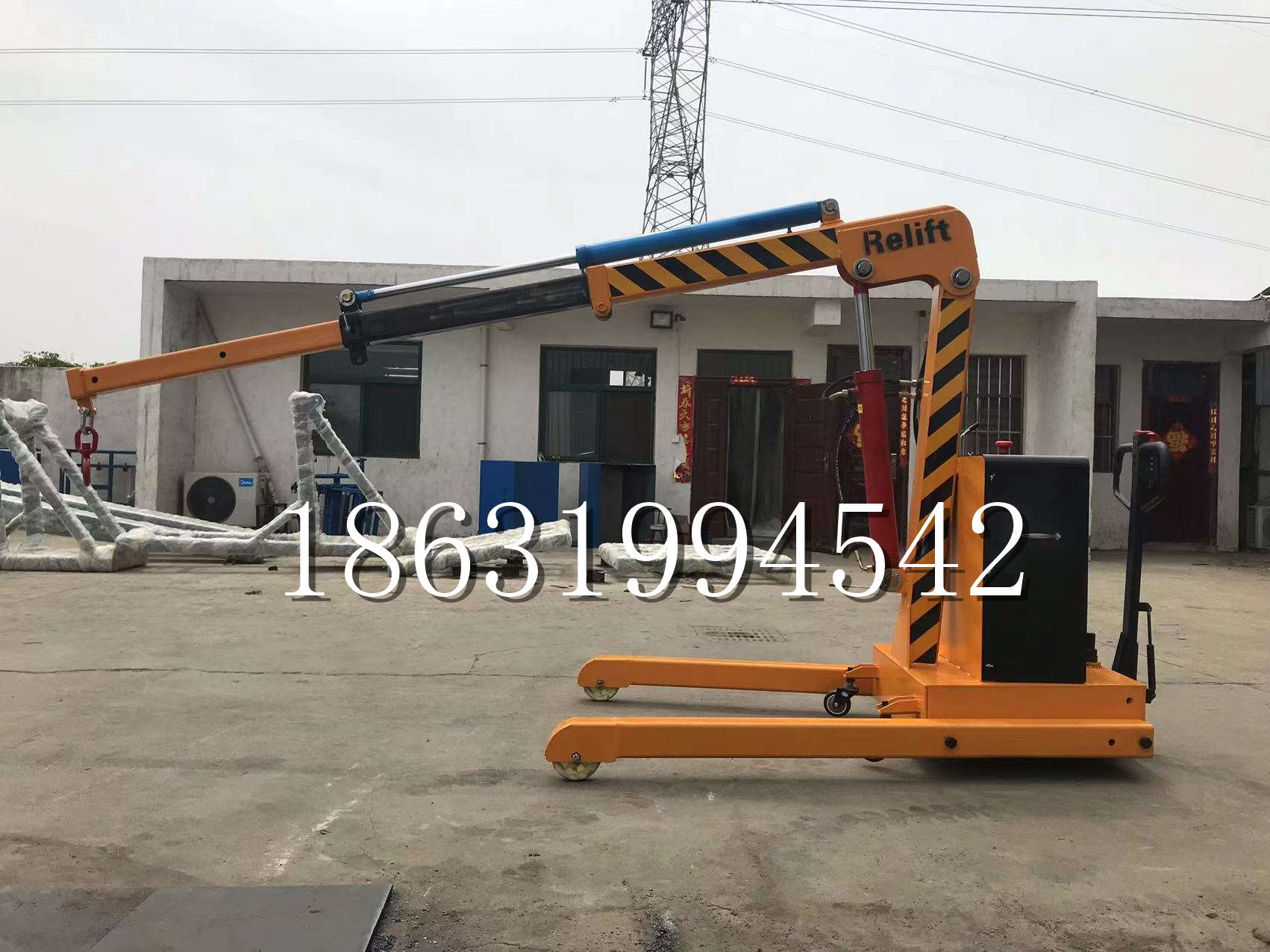 苏家屯区久征定做3吨三轮随车吊 农用园林绿化移树吊 平板工程用小吊机